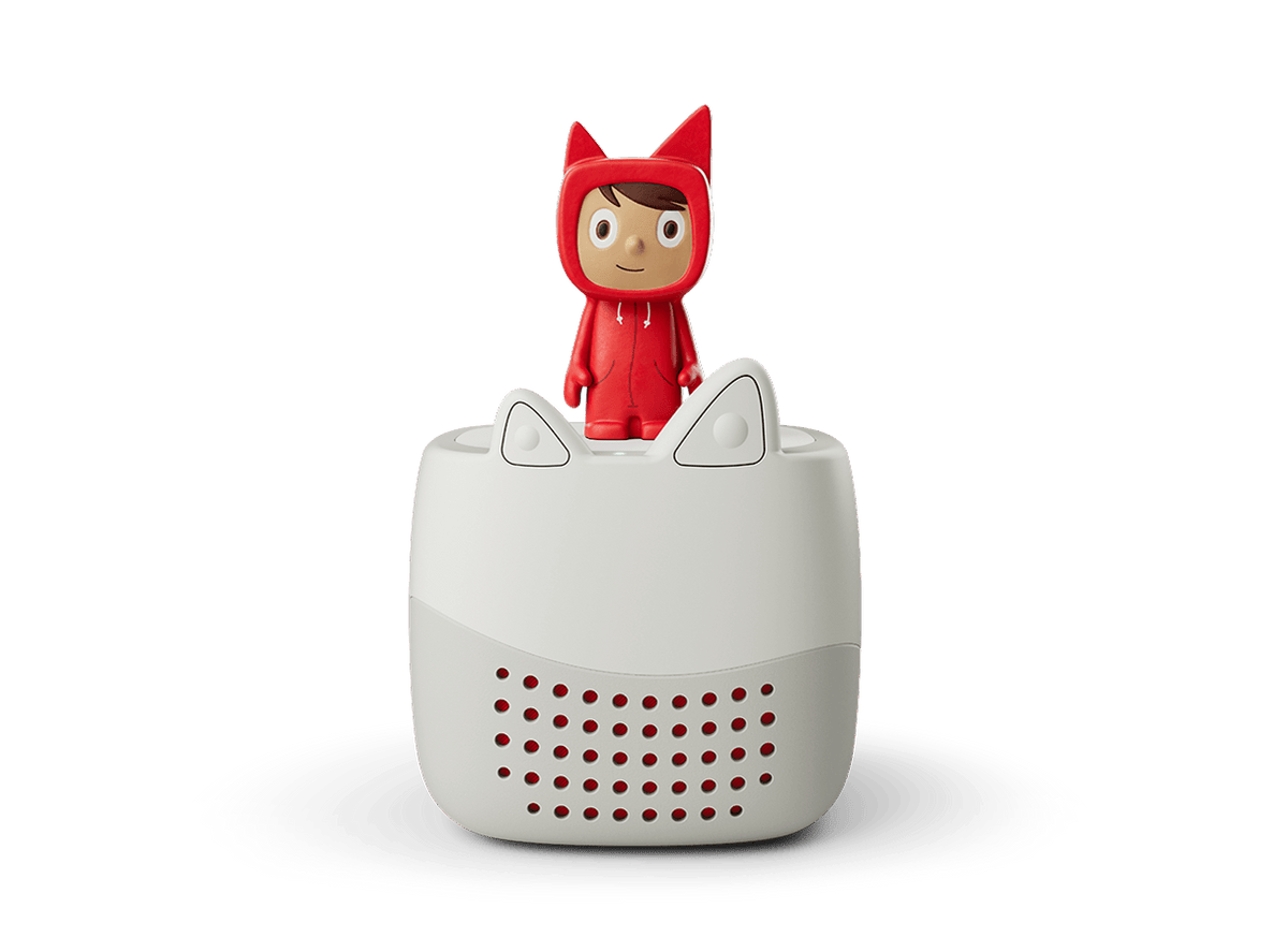Front view of Toniebox Lite My Story Set an audio player for kids, used with Tonie audio figurines