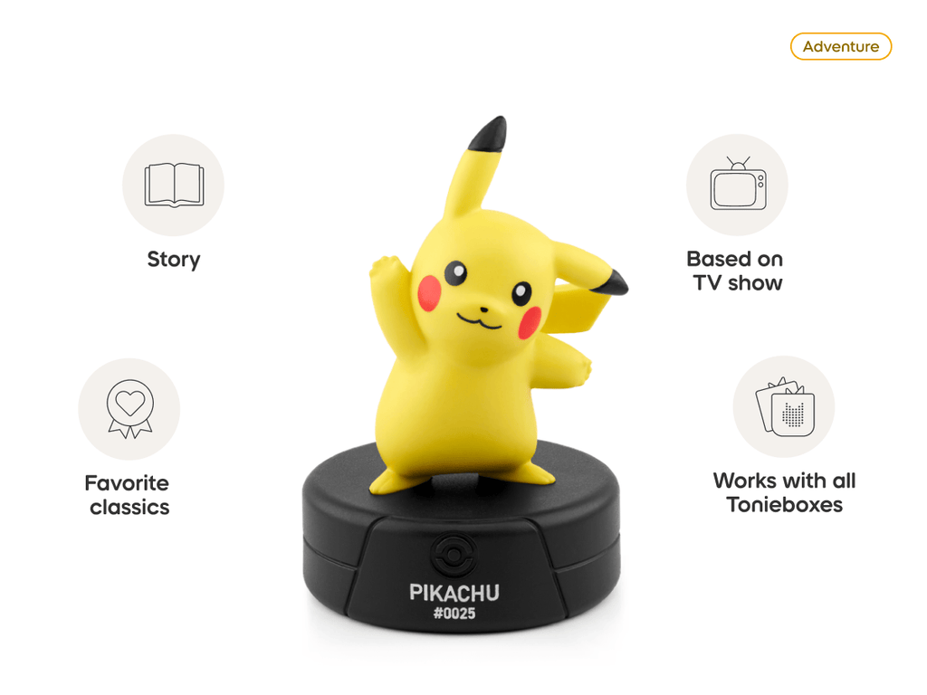 Poke?mon Pikachu Tonie audio figurine from the adventure category, inspiring audio journeys and imaginative play